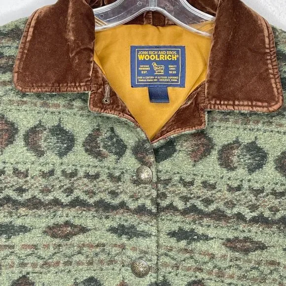 Woolrich Coat Velvet Collar - Picture 2 of 9